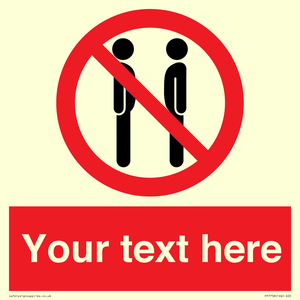 Custom prohibition not face to face